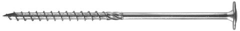WKRĘT DO DREWNA Z KOŁNIERZEM NA TORX OCYNKOWANY 8*240MM T40