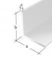 PROFIL KĄTOWY PVC BIAŁY 1000X25X20X2,0
