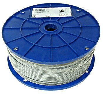 LINA STALOWA OCYNKOWANA 5.0MM 6*19 SZPULA 1000MB