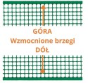 SIATKA PVC QUADRA 10 ZIELONA 0.5M*10MB OCZKO 10MM